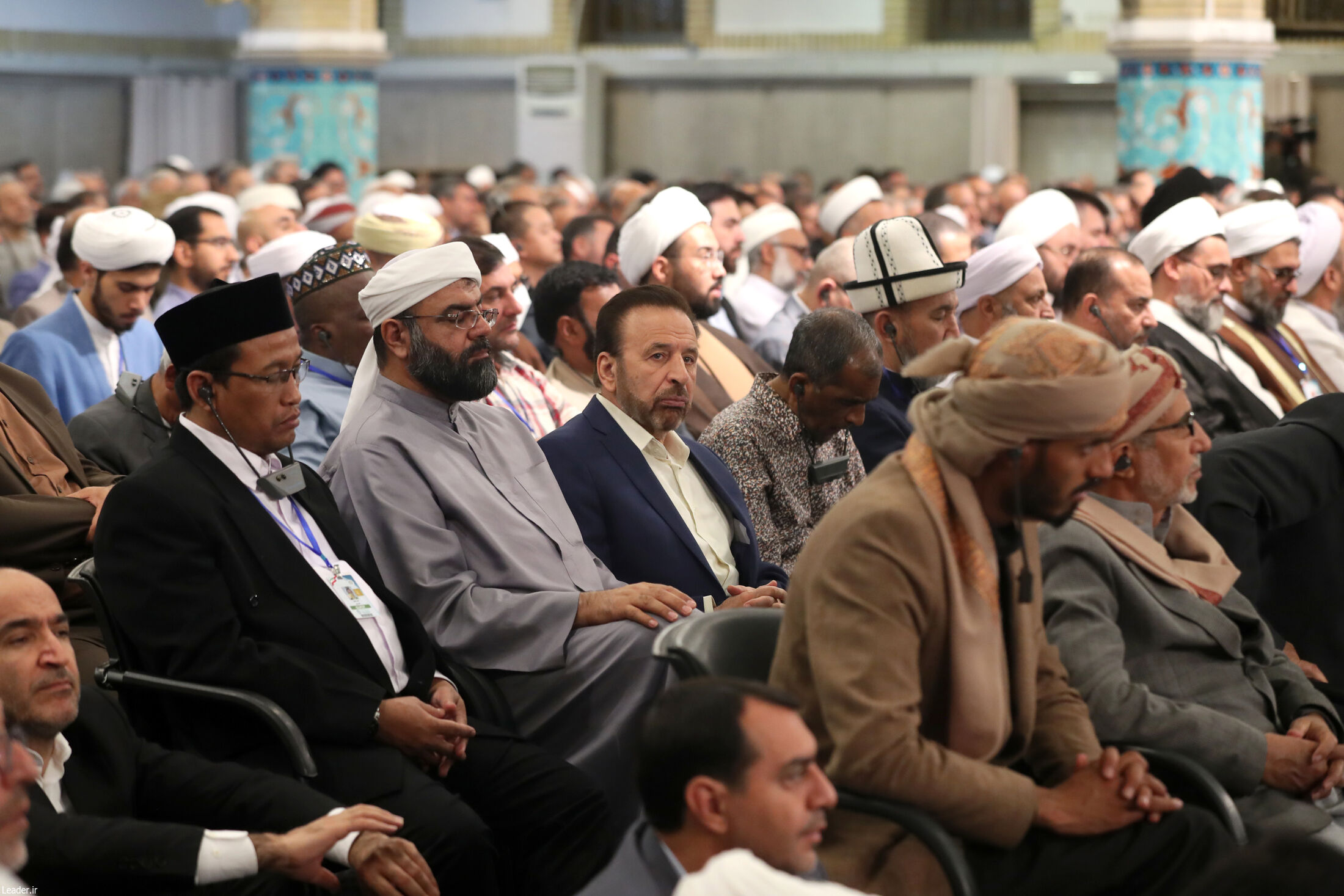 عکس/ مهمانان کنفرانس وحدت اسلامی در دیدار با رهبر انقلاب 