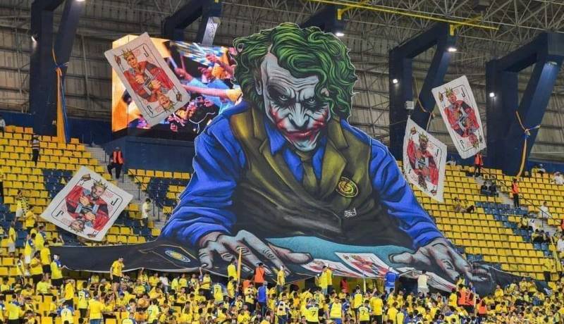 النصری‌ها با جوکر برای تشویق رونالدو آمدند