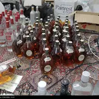 کشف کارگاه بزرگ تولیدی مشروبات الکلی در شیراز