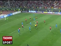 گل اول الهلال به نساجی توسط میتروویچ
