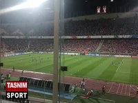 حال‌ و‌ هوای استادیوم آزادی قبل دیدار الهلال و نساجی