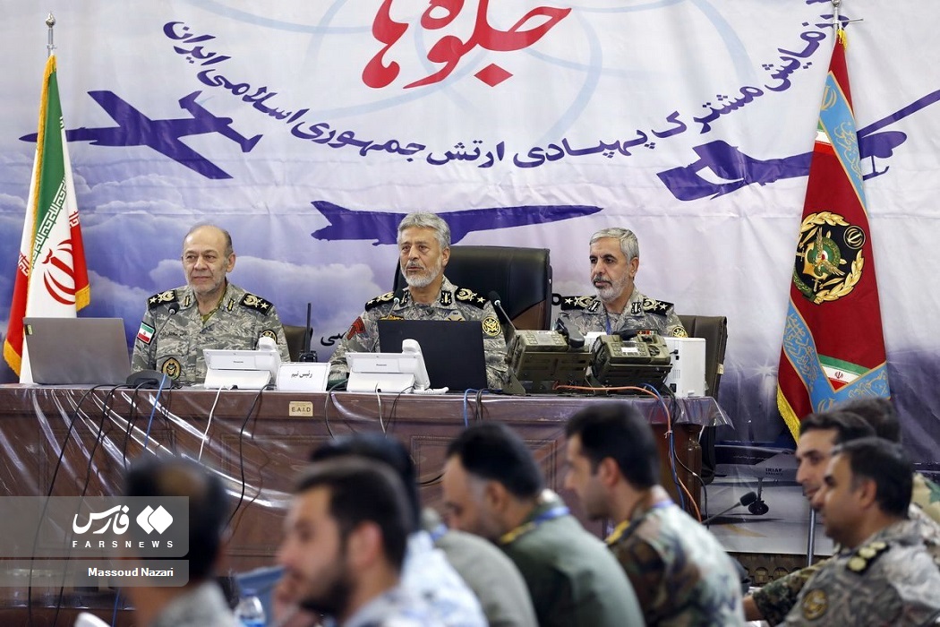 عکس/ آغاز رزمایش مشترک پهپادی ارتش