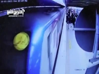 فیلم لحظه‌ی ورود «آرمیتا گراوند» دختر حادثه دیده به متروی تهران