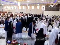 برگزاری مراسم عروسی دسته‌جمعی به‌مناسبت میلاد پیامبر رحمت در کابل