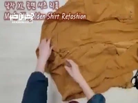 آموزش تبدیل پیراهن به سارافن دخترانه