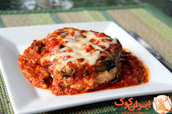 طرز تهیه خوراک بادمجان پنیری