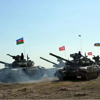 آغاز رزمایش نظامی جمهوری آذربایجان و ترکیه در قره‌باغ و نخجوان