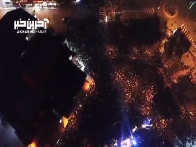 تجمع شبانه حامیان فلسطین در صربستان