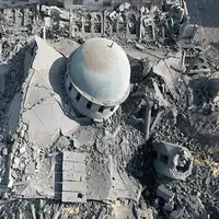 بمباران مسجد «علی ابن ابی طالب» و ورودی بیمارستان کودکان در غزه