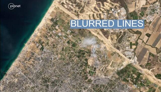 کنترل و محدود کردن تصاویر هوایی غزه توسط شرکت‌های ماهواره‌ای