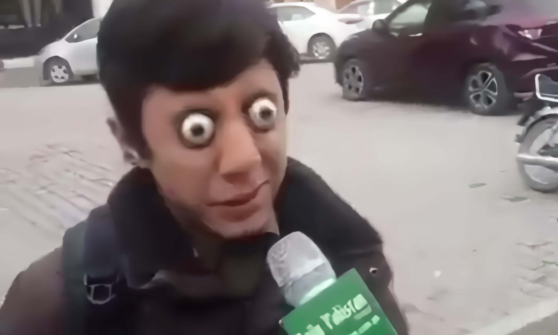 پسر عجیبی که چشماش از حدقه درمیاد!