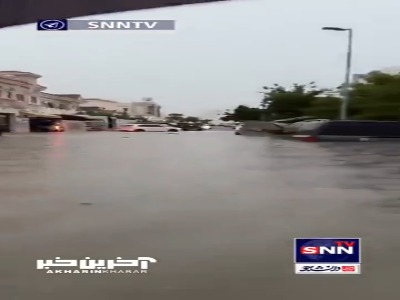 دوبی به زیر آب رفت!