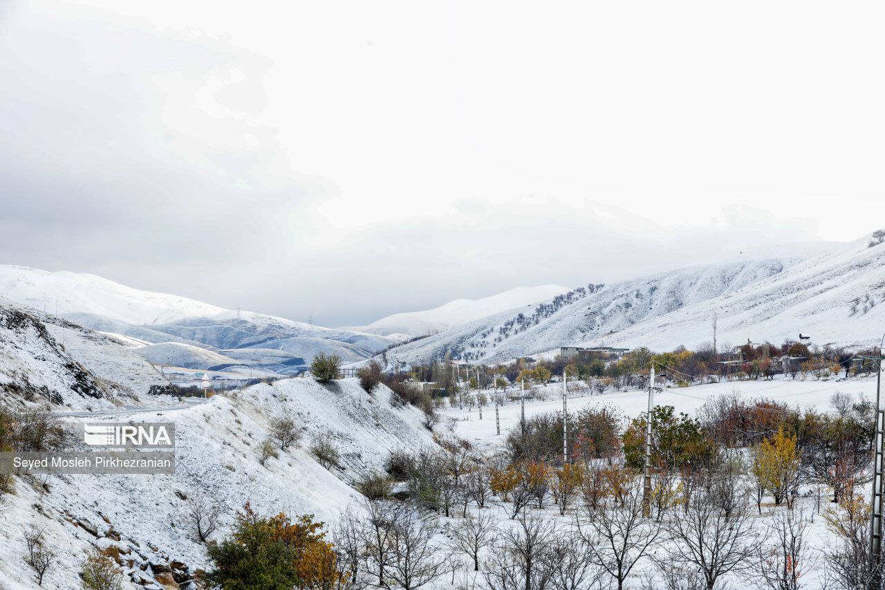 عکس/ برف پاییزی در کردستان