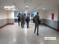 ورود تیم استقلال خوزستان به ورزشگاه غدیر اهواز