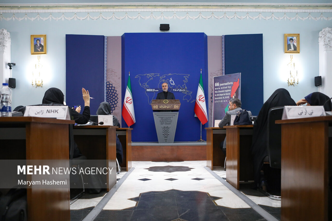 نشست خبری سخنگوی وزارت امور خارجه