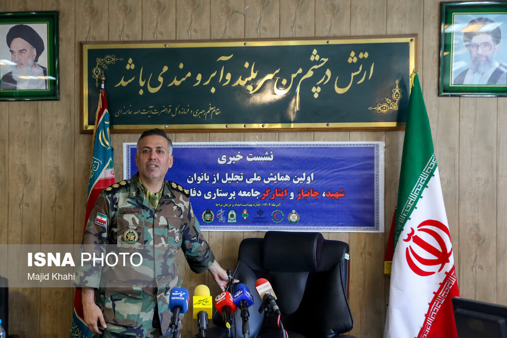 نشست خبری رئیس اداره بهداشت و درمان نزاجا
