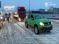 وضعیت مسکو بعد از بارش های سنگین برف