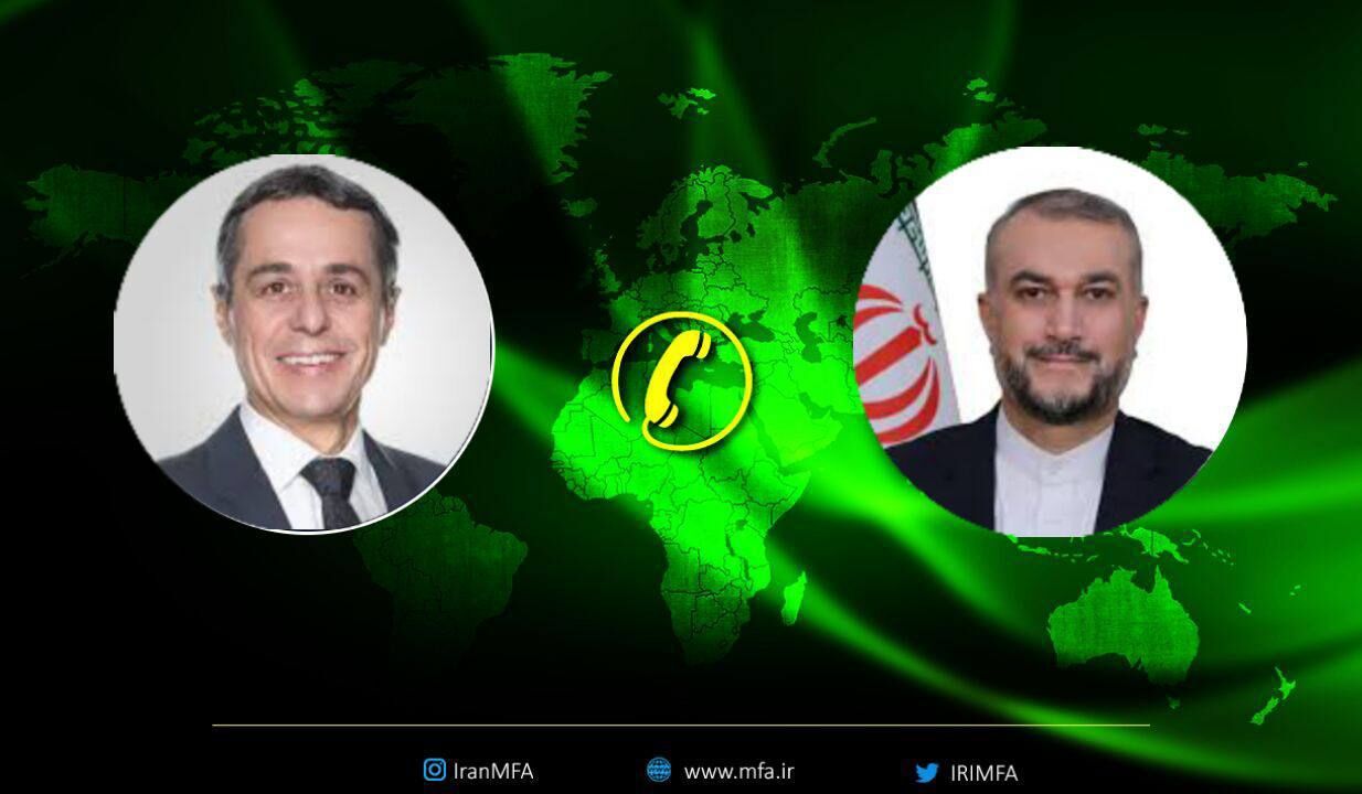 تحولات فلسطین و مناسبات دوجانبه، محور گفتوگوی وزرای خارجه ایران و سوئیس