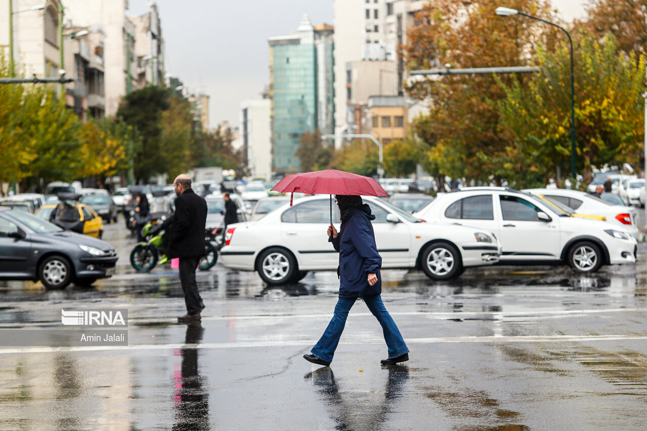 عکس/ باران پاکیزگی در تهران