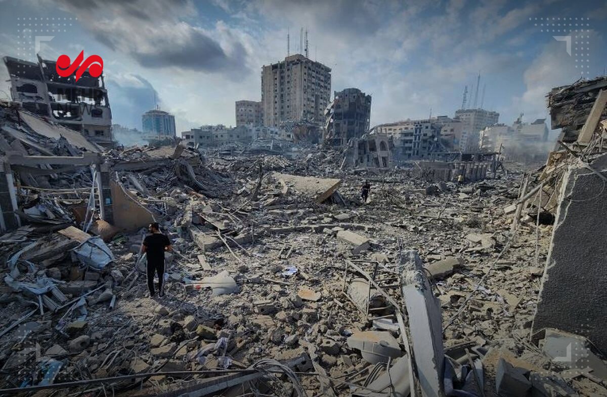 عکس/ ویرانی های گسترده غزه در حملات وحشیانه رژیم صهیونیستی