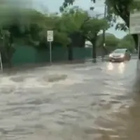 وضعیت خیابان‌ها در شهر «بریزبنِ» استرالیا پس از بارندگی