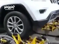 کفش برفی برای ماشین!