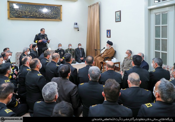 عکس/ دیدار فرماندهان نیروی دریایی ارتش با رهبر انقلاب 