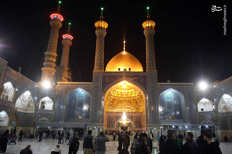 عکس/ شام‌غریبان حضرت زهرا(س) در حرم کریمه اهل بیت