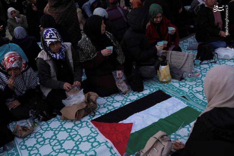 حمایت مردم استانبول از فلسطین و غزه