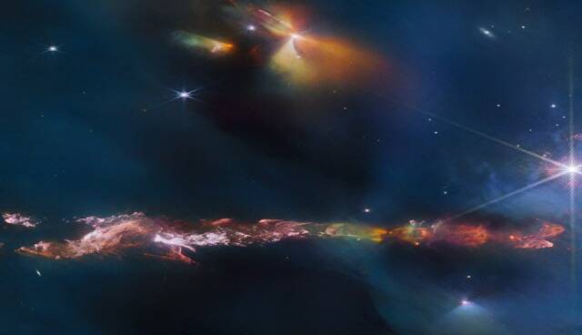 درخشش یک پیش‌ستاره‌ در تصویر «تلسکوپ فضایی جیمز وب»