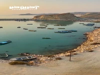 قابی زیبا از اسکله ی بندر تبن کوشکنار