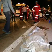 برخورد مرگبار سواری ۴۰۵ و تریلی در منطقه گویم شیراز