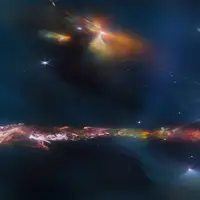 درخشش یک پیش‌ستاره‌ در تصویر «تلسکوپ فضایی جیمز وب»