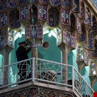 نقاره‌ زنی حرم مطهر رضوی پس از سه روز عزاداری شهادت حضرت زهرا(س)