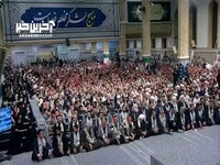 شعر حماسی که در دیدار بسیجیان با رهبر انقلاب خوانده شد