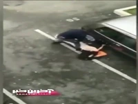 عاقبت زنی که با چکش به خودروی همسرش حمله کرد!