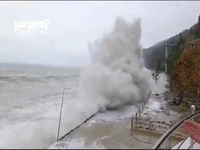 طوفان سهمگین در دریای سیاه