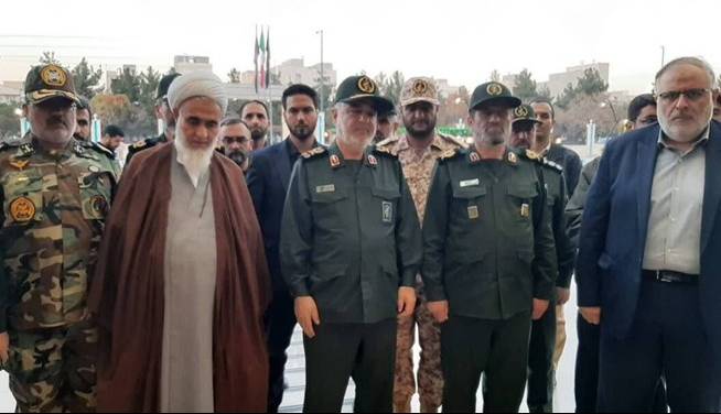 فرمانده کل سپاه پاسداران وارد قزوین شد