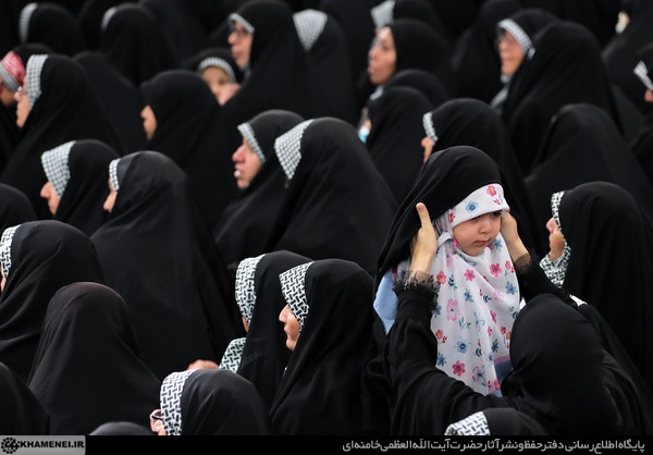 عکس/ بسیجیان پر شور در محضر رهبر انقلاب 