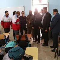 مانور زلزله و ایمنی در تنگستان برگزار شد