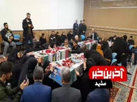 تصاویر آخرین خبر مشهد از وداع خانواده‌ شهدای مدافع حرم با پیکرهای عزیزانشان