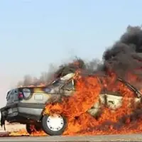 ۴۵ نفر از سرنشینان خودروهای شوتی در خراسان جنوبی در آتش سوختند