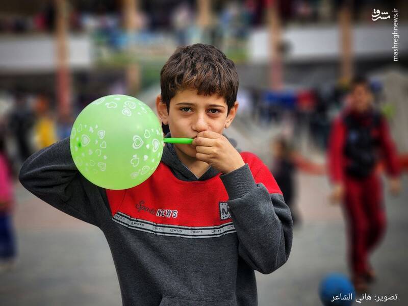 شور زندگی در چهره کودکان فلسطینی