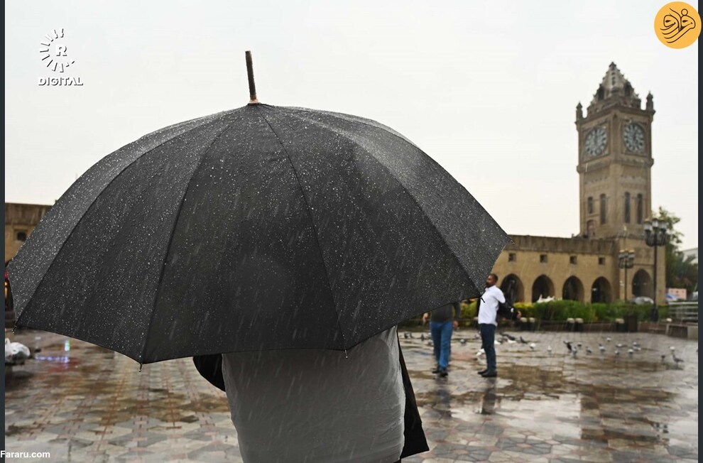 بارش باران در کردستان عراق