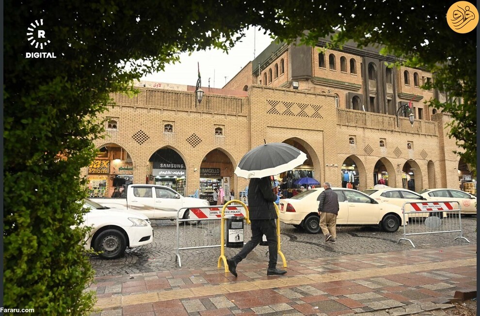 بارش باران در کردستان عراق