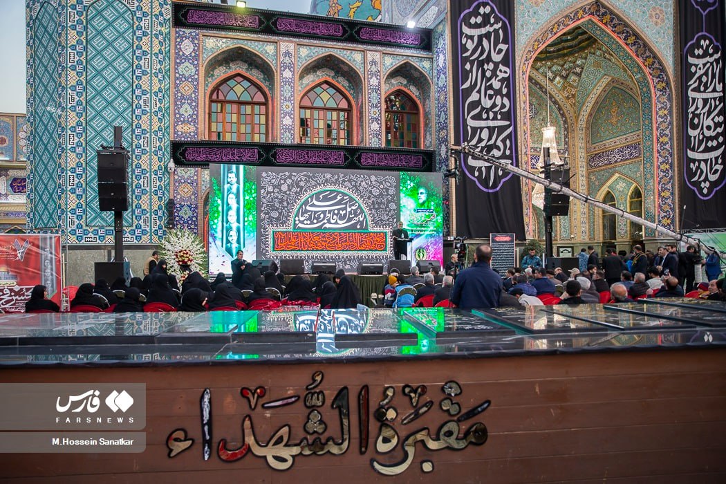 تصاویری از حال‌وهوای سومین سالگرد شهید فخری‌زاده