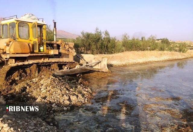 رفع تصرف بیش از ۷۱ هزار مترمربع اراضی حریم رودخانههای کردستان