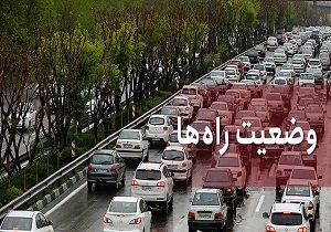 ترافیک نیمهسنگین در آزادراه کرج-تهران