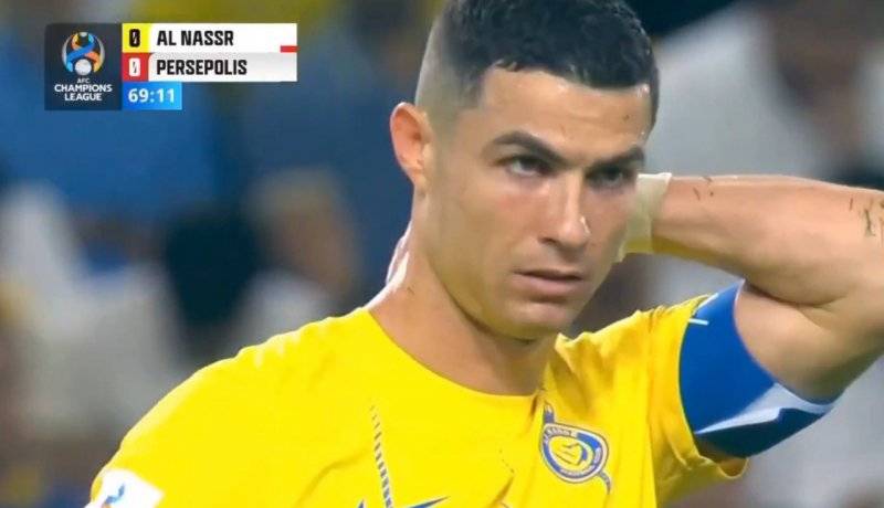 رونالدو با یادگاری بیرانوند در دربی ریاض!