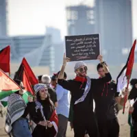 تظاهرات بحرینی‌ها در همبستگی با ملت فلسطین 